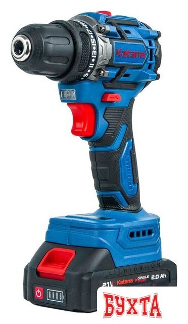 Дрель-шуруповерт Katana CD3501 (с 2-мя АКБ, кейс)