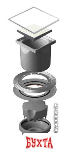 Трап/канал Pestan Confluo Standard Vertical White Glass