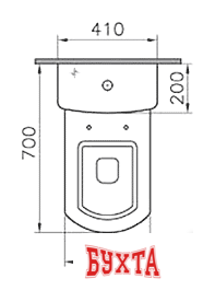 Унитаз напольный Vitra Serenada [9722B003-7203] 3