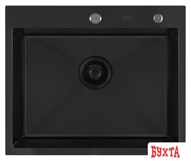 Кухонная мойка ARFEKA Eco AR 600*500 Black PVD Nano Decor