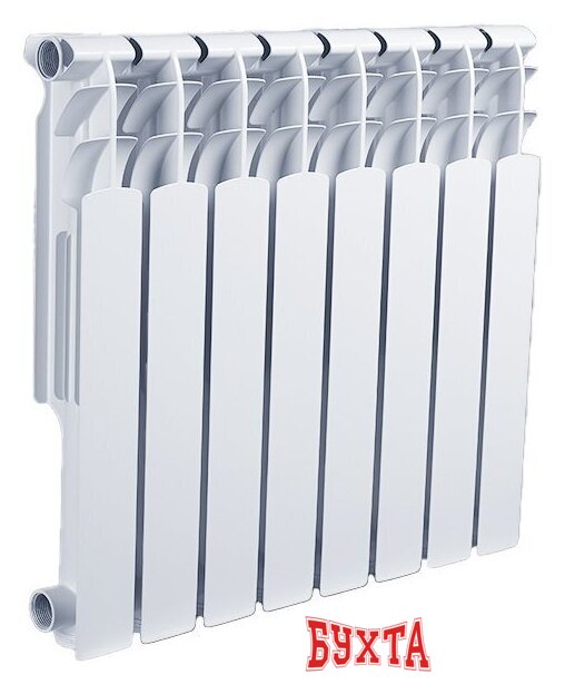 Алюминиевый радиатор SAS S500F2 (10 секций)