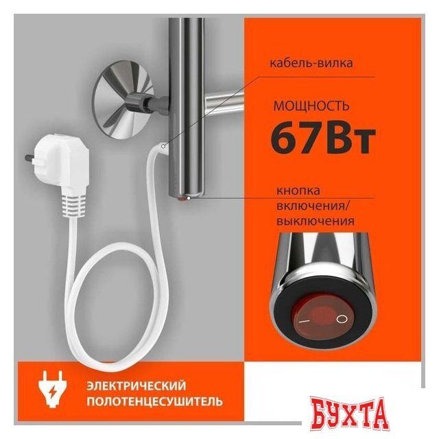 Полотенцесушитель Stelmix ЭПС П5 500x800 4