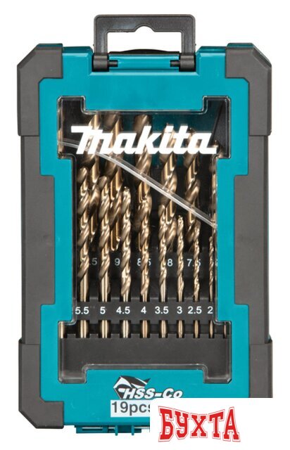Набор сверл Makita D-67561 (19шт)