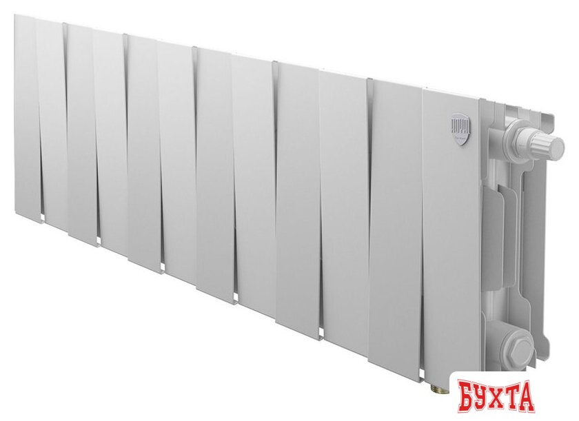 Биметаллический радиатор Royal Thermo PianoForte 200 Белый VR80 - 12 секций