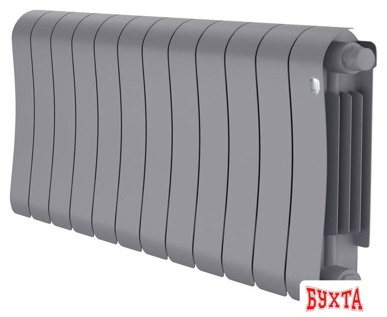 Биметаллический радиатор Royal Thermo Infinity 300 Silver Satin VR80 - 12 секций