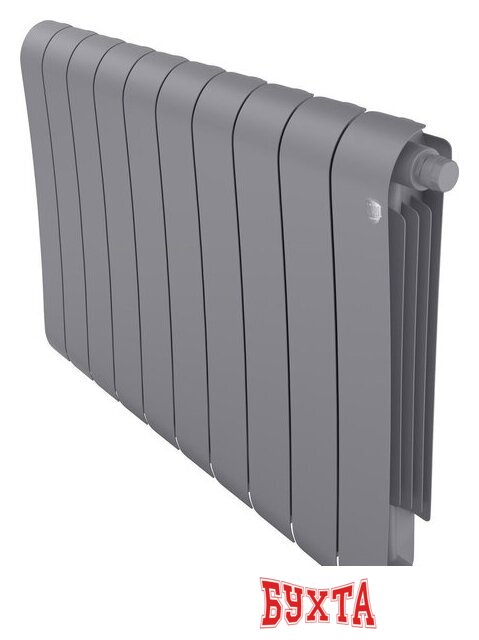 Биметаллический радиатор Royal Thermo Infinity 500 Silver Satin VR80 - 10 секций