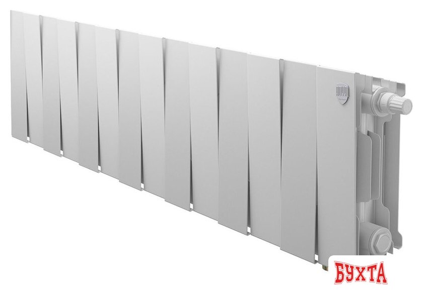 Биметаллический радиатор Royal Thermo PianoForte 200 Белый VR80 - 14 секций