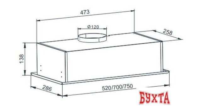 Кухонная вытяжка ZorG Classico 850 52 M (нержавеющая сталь) 4