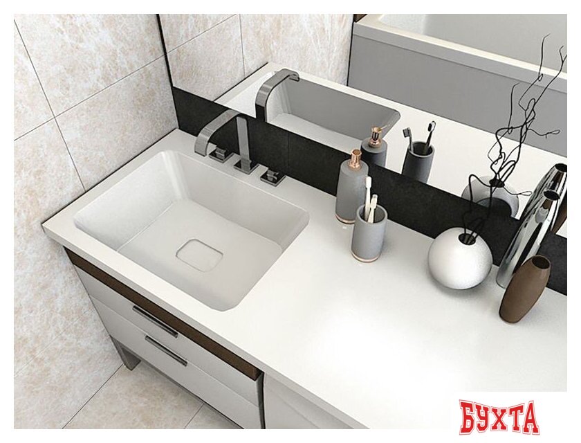 Умывальник Madera Kamilla 120х48 (левый) 3