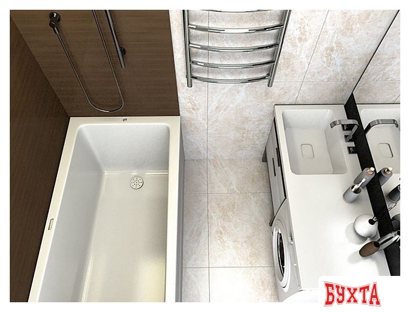 Умывальник Madera Kamilla 120х48 (левый) 5