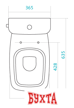 Унитаз напольный Santek Нео [1.WH30.2.187] 3