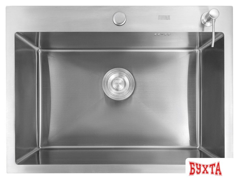 Кухонная мойка Avina HM6548 (нержавеющая сталь)