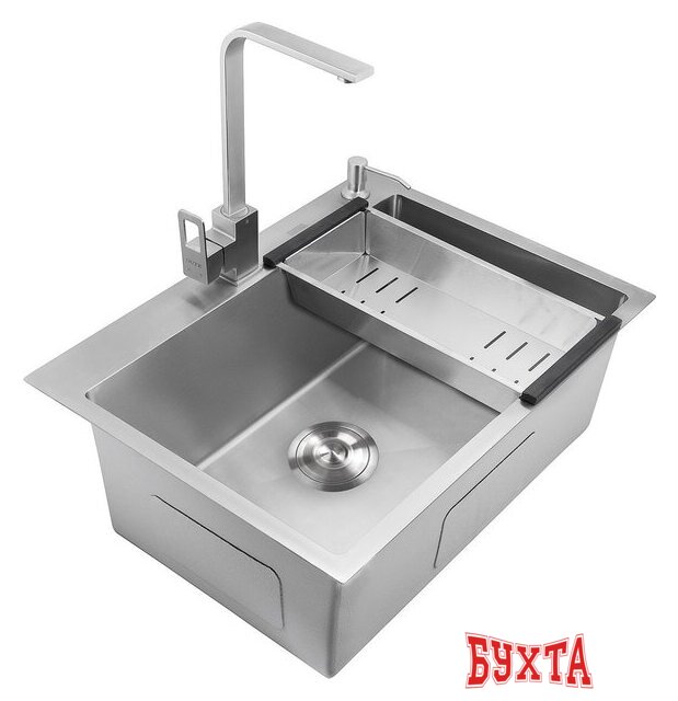 Кухонная мойка Avina HM6548 (нержавеющая сталь) 4