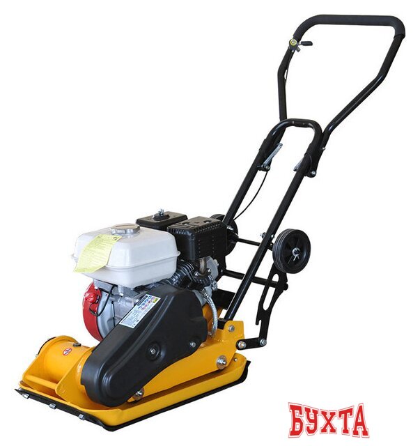 Виброплита Skiper С-60 Honda GX160 (бак, колеса, мат) 2