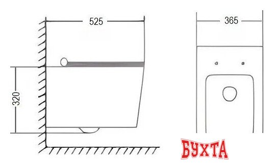Унитаз подвесной Cerutti Spa Viola Aria Tornado CT10583 5
