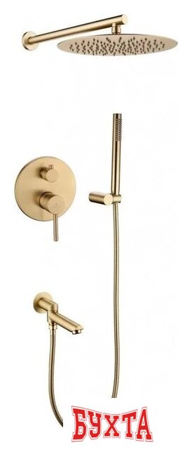 Душевая система Grocenberg GB5099MG-1 (золото матовый)