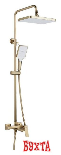 Душевая система Shevanik S4436G (золотой сатин)