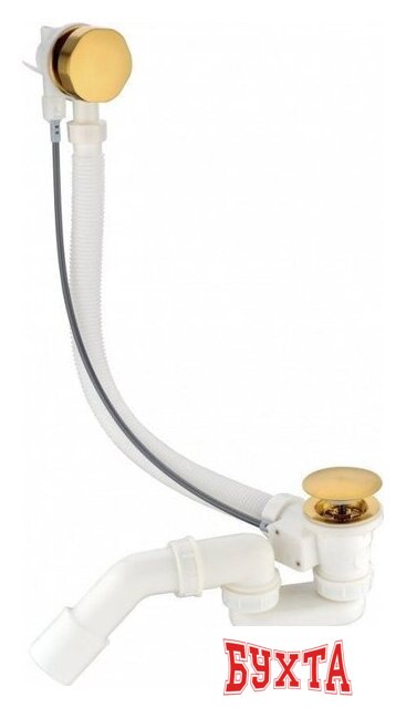 Слив-перелив Grocenberg GB240 (золотой брашированный)