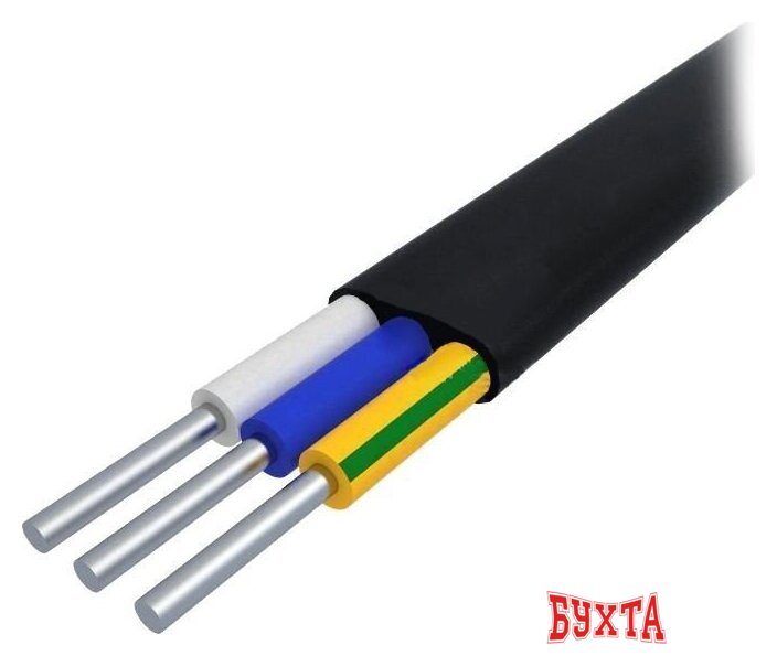 Кабель силовой БелРоскабель АВВГ-П 3х2.5