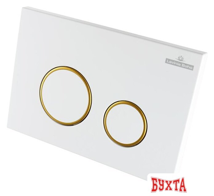 Панель смыва Lavinia Boho Relfix 38050804 (белый/золотой глянец) 3