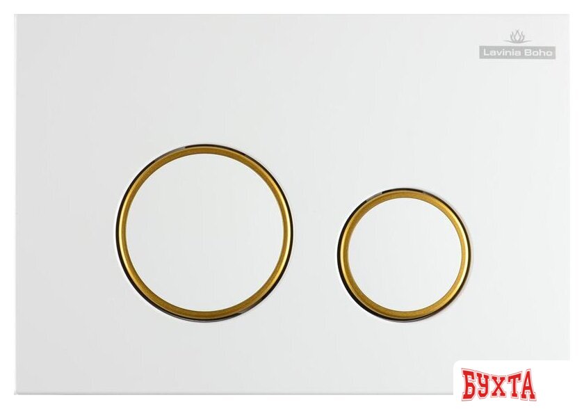 Панель смыва Lavinia Boho Relfix 38050804 (белый/золотой глянец) 4