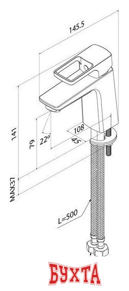 Смеситель IDDIS Bild BILSB00i01 5