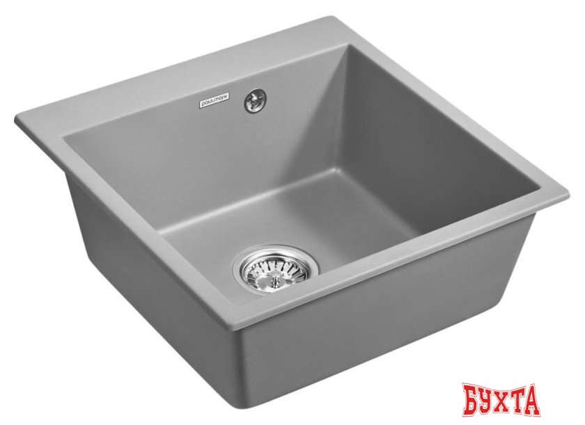 Кухонная мойка Paulmark Kante 50 PM105152-GRM 2
