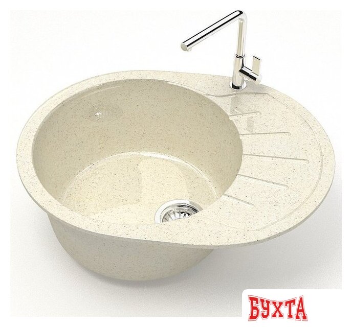 Кухонная мойка MARRBAXX Карельский камень модель 10/Q2 F010Q002 (бежевый) 2