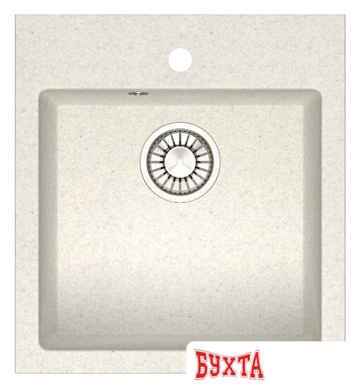 Кухонная мойка MARRBAXX Карельский камень модель 38/Q7 F038Q007 (белый/хлопок)