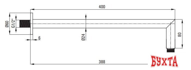 Душевая система Deante Alpinia BXYZZGAM 4