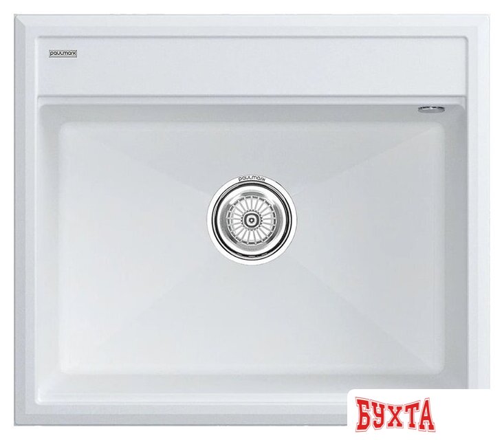 Кухонная мойка Paulmark Stepia 60 PM115951-WH (белый)
