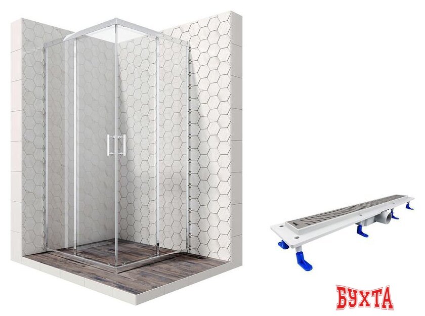 Душевой уголок Ambassador Set 14011103-ST11