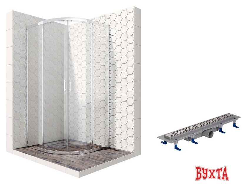 Душевой уголок Ambassador Set 14011104-ST6