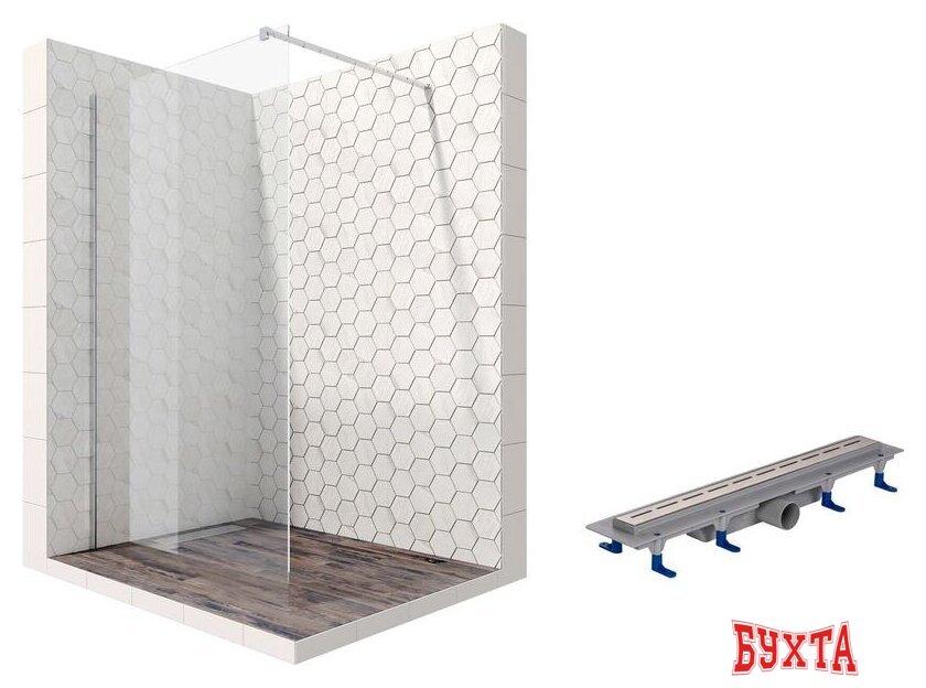 Душевая стенка Ambassador Set 15031101-ST8