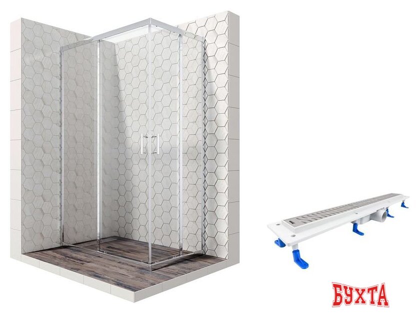 Душевой уголок Ambassador Set 14011101-ST14