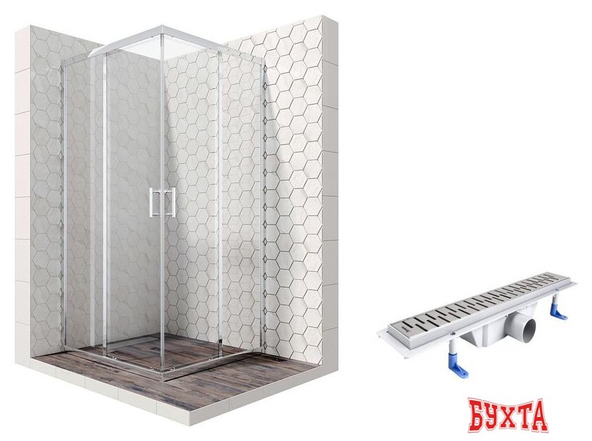 Душевой уголок Ambassador Set 14011103-ST5