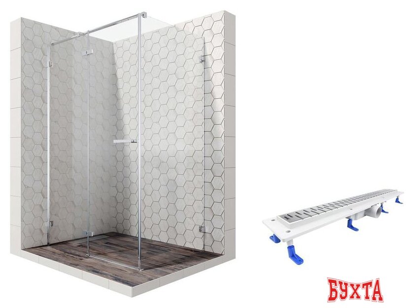 Душевой уголок Ambassador Set 10011104L-ST5