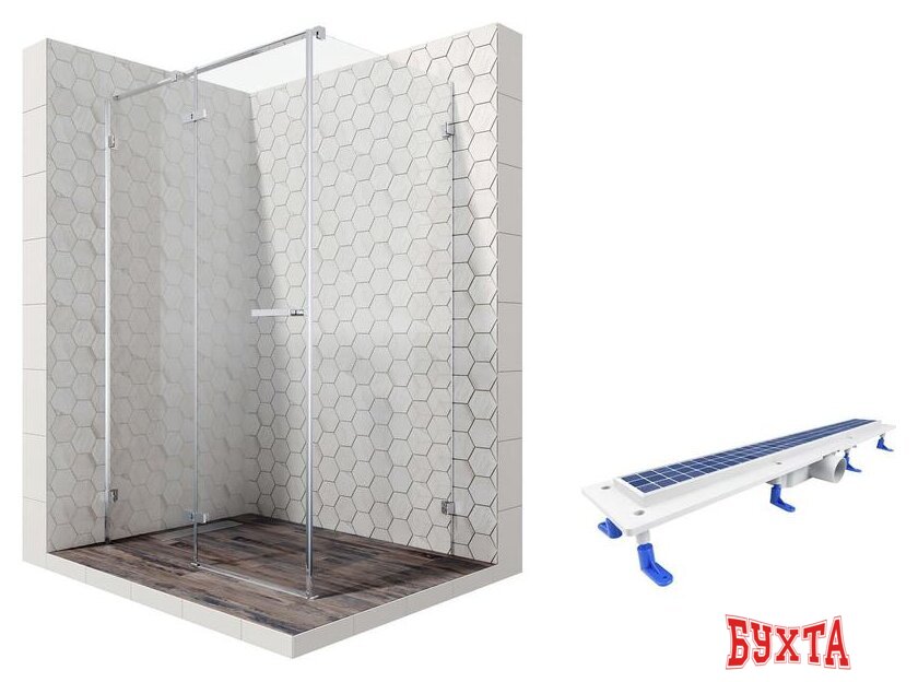 Душевой уголок Ambassador Set 10011104L-ST1