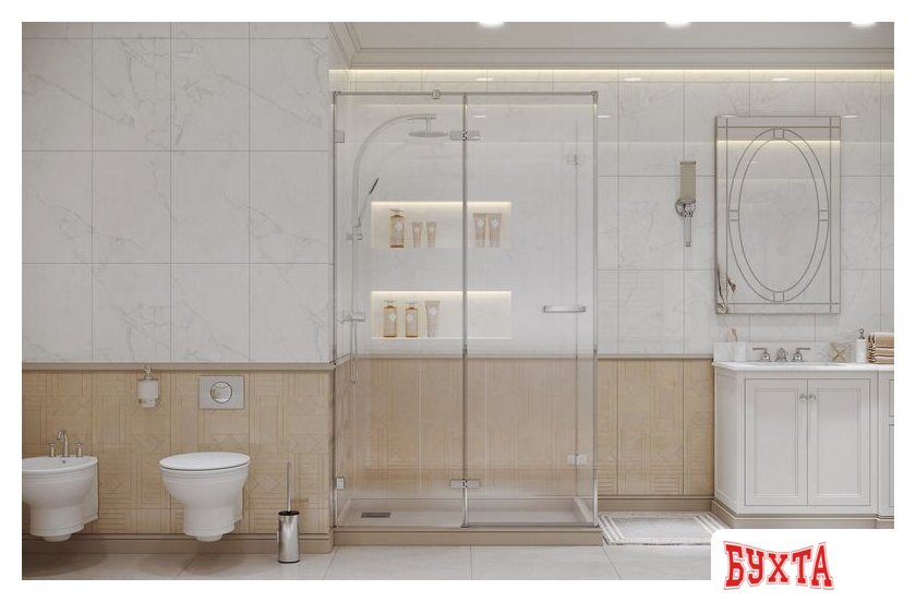 Душевой уголок Ambassador Set 10011104L-ST1 3