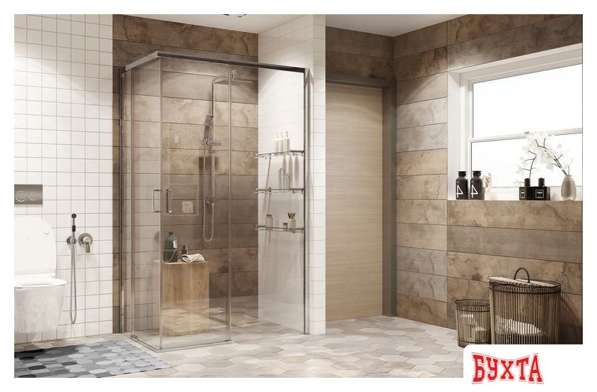 Душевой уголок Ambassador Queen 11011106R 120х80 2