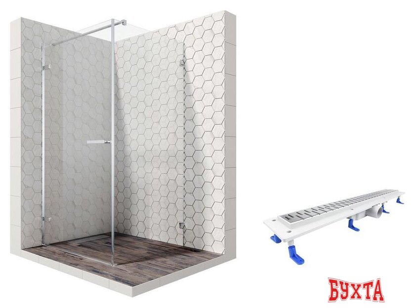 Душевой уголок Ambassador Set 10011101L-ST5