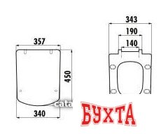 Сиденье для унитаза Creavit Lara KC1603.01.0000E 2