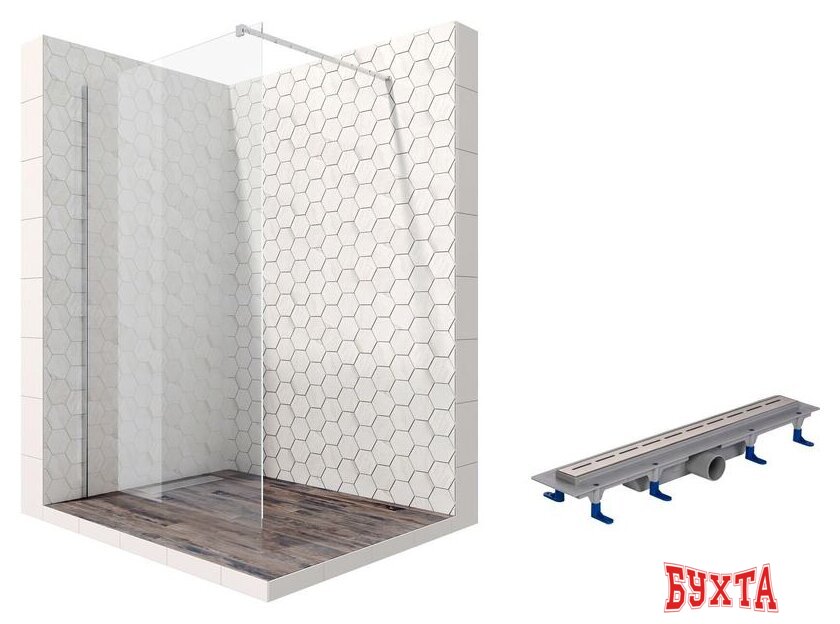 Душевая стенка Ambassador Set 15031104-ST8