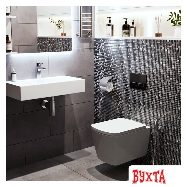 Инсталляция для унитаза Lavinia Boho Relfix 5 в 1 77020045 (черный пластик) 5