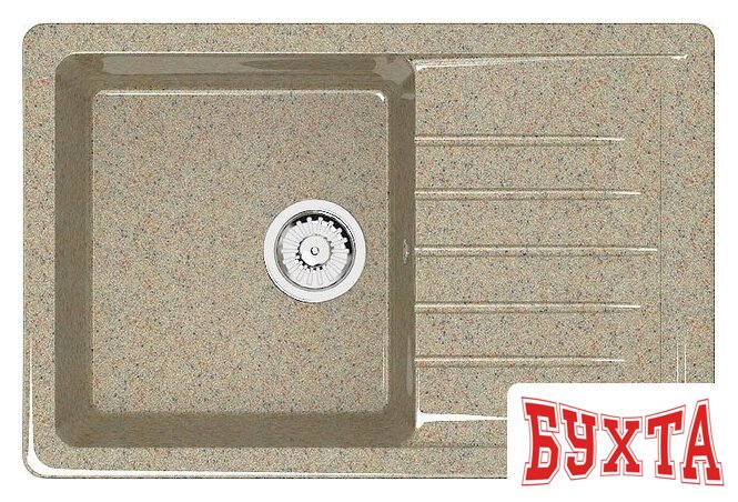 Кухонная мойка MARRBAXX Карельский камень модель 16/Q5 F016Q005 (песочный)