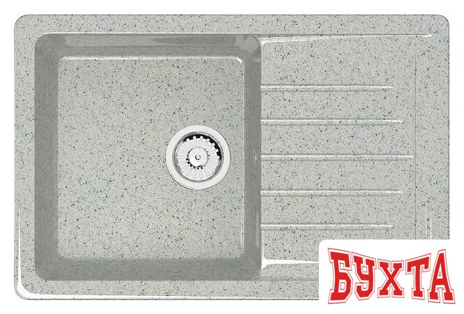Кухонная мойка MARRBAXX Карельский камень модель 16/Q10 F016Q010 (серый/светло-серый)