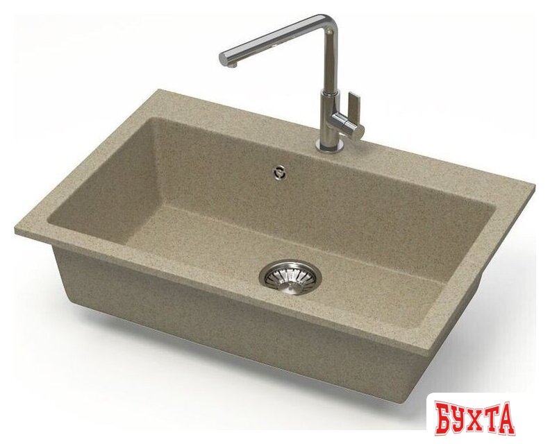 Кухонная мойка MARRBAXX Карельский камень модель 39/Q5 (песочный) 2