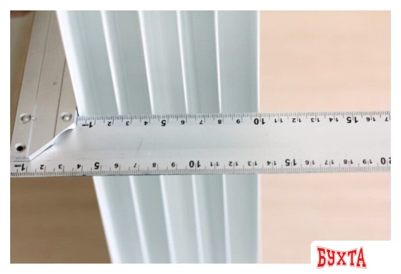 Алюминиевый радиатор Русский радиатор Корвет AL 500/100 (5 секций) 5