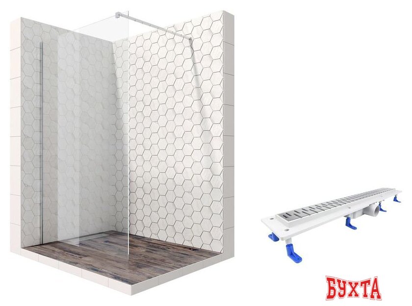 Душевая стенка Ambassador Set 15031102-ST13