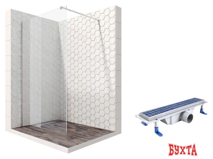 Душевая стенка Ambassador Set 15031104-ST4